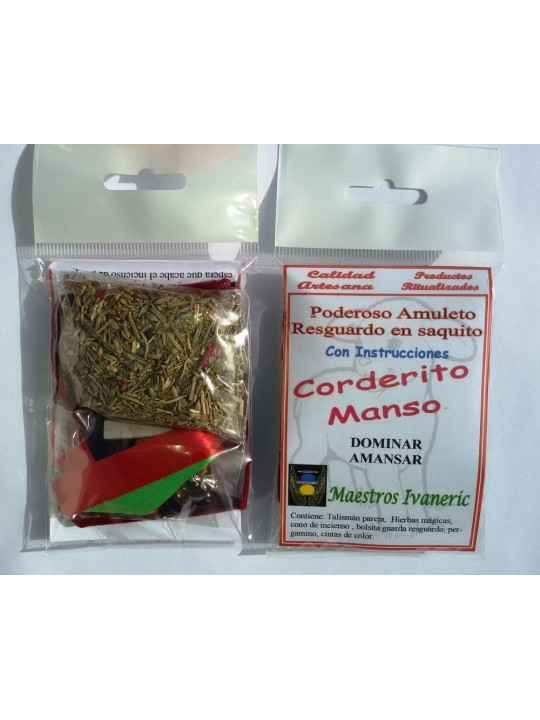 Mächtiges Amulett Amulett Resguardo Corderito Manso