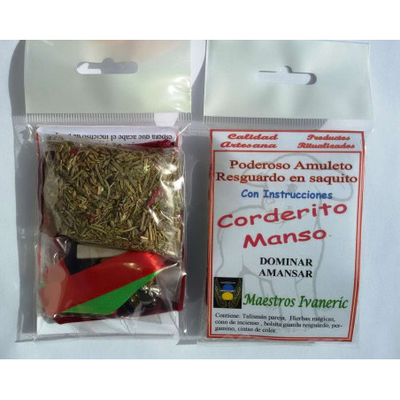 Mächtiges Amulett Amulett Resguardo Corderito Manso