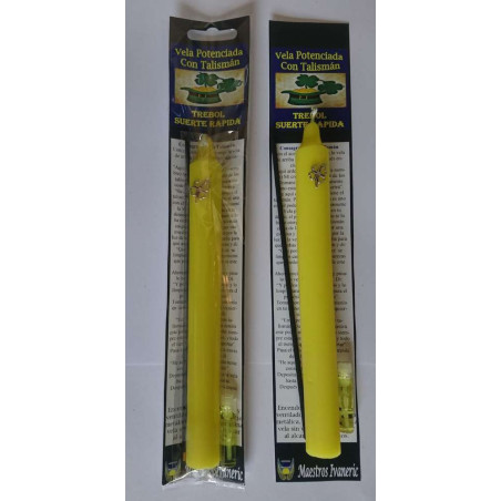 Schnelles Glück Kleeblatt Amulett Potenzierte Kerze