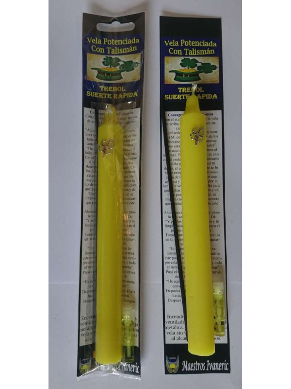 Schnelles Glück Kleeblatt Amulett Potenzierte Kerze
