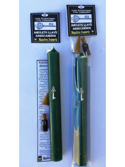 Ermächtigte Kerze mit Schlüsselöffner-Amulett