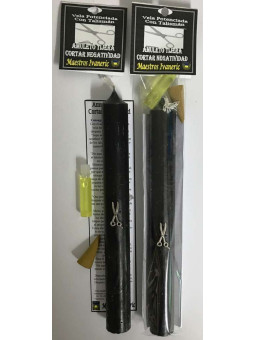 Ermächtigte Kerze mit Schere Amulettt, Schneiden Negativitäten, Magicks