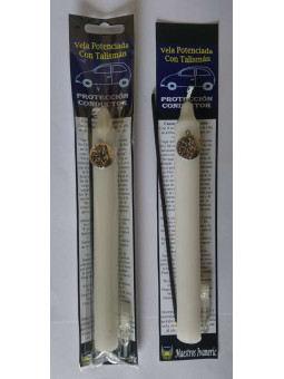 Ermächtigte Kerze mit Amulettt-Schutzleiter