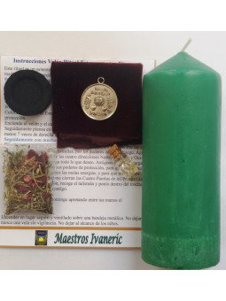 Kerze. Ritual Weihe Tetragramaton Opener