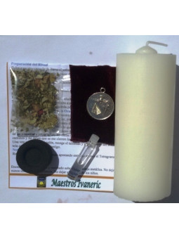 Kerze. Rituelle Weihe Tetragramaton Frieden und Schutz