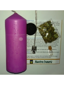 Kerze. Erzengel Zadquiel Rituelle Weihe