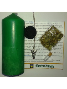 Kerze. Erzengel Raphael Rituelle Weihe