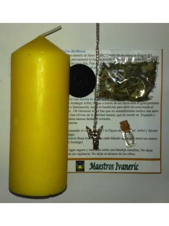 Kerze. Erzengel Jophiel Rituelle Weihe