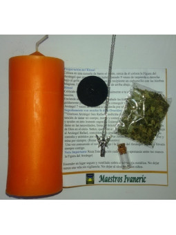 Kerze. Erzengel Gabriel Rituelle Weihe