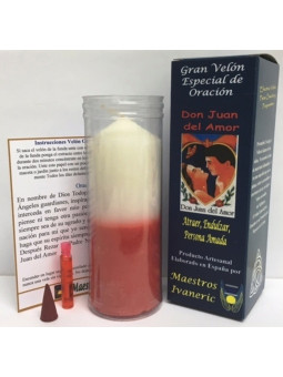 Kerze. Besondere Kraft mit Johannes der Liebe Gebet.