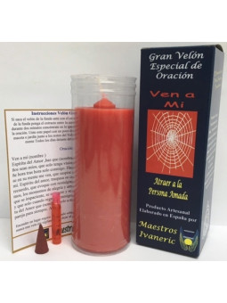 Kerze. Spezielles Ermächtigte  mit Gebet Komm zu mir