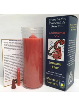 Kerze. Call Me Now Spezielles ermächtigte  mit Gebet