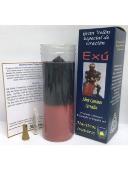 Kerze. Spezielles Ermächtigte  mit Exu Gebet.