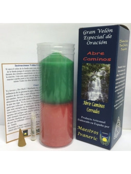 Kerze. Spezielle Ermächtigte  mit Road Opener Gebet