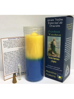 Kerze. Judas Thaddäus Spezielles- mit Gebet