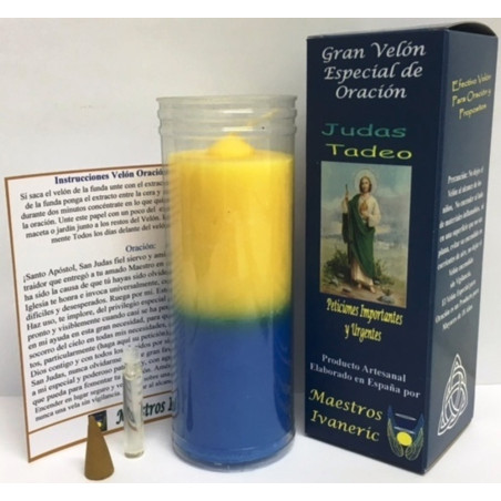 Kerze. Judas Thaddäus Spezielles- mit Gebet