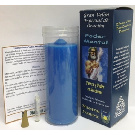 Kerze. Spezielle Ermächtigte Prayer Power  mit Mind Power