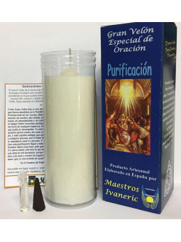 Kerze. Spezielles Ermächtigte  mit Gebet Läuterung