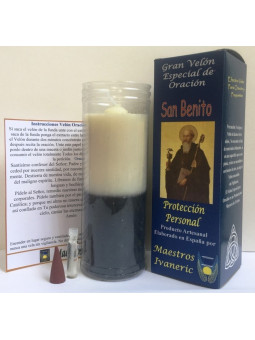 Kerze. Spezielles Ermächtigte Gebets mit St. Benedikt Gebet, Schutz