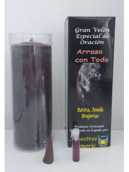 Kerze. Sonderstrom- mit Gebet fegt alles weg