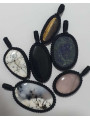 4 Mineralien Pack mit tibetanischem Netz Handgefertigt