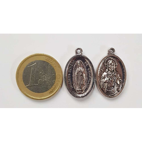 Medaille Unserer Lieben Frau von Guadalupe, Heiligstes Herz