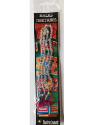 Tibetische Mala, 108 Quarzkristall-Perlen 60cm