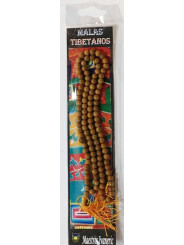 Tibetische Mala, 108 Gelber Jaspis-Perlen 60cm
