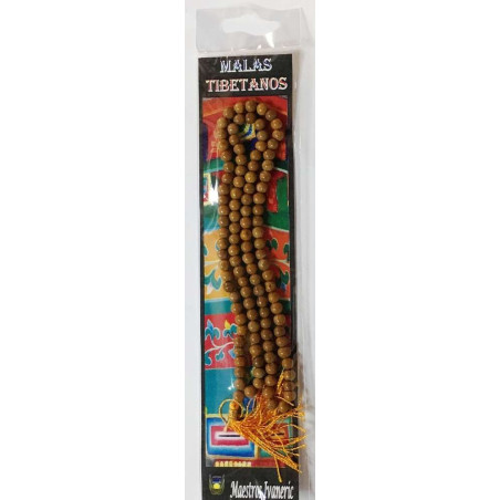 Tibetische Mala, 108 Gelber Jaspis-Perlen 60cm