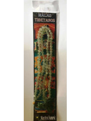 Tibetische Mala, 108 Aventurin-Perlen 60cm
