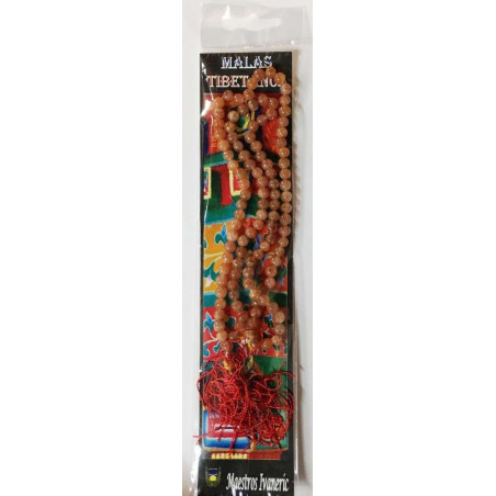 Tibetische Mala, 108 Jaspis-Perlen 60cm
