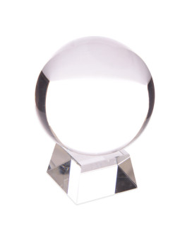 Kristallkugel 100 mit Kristallständer und Gebrauchsanweisung