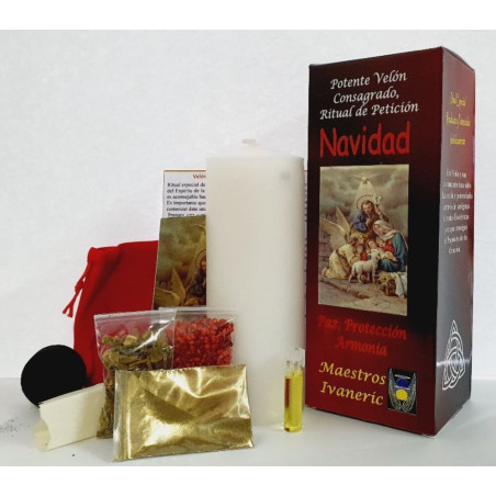 Kraftvolle Weihnachts Kerze
