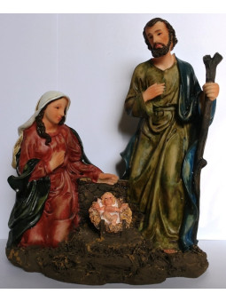 Harz-Krippenbild 23x9cm