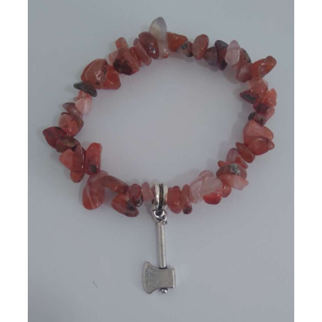 Armband Chip Carneola mit Axtarbeit, Business