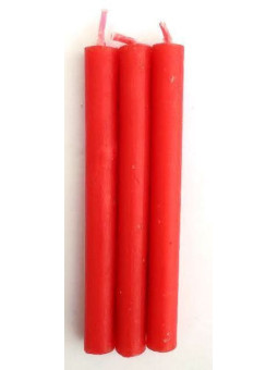 Kerze. Spezielles Esoterisch  11 Cm Rot, 12 Stück.