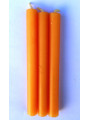 Kerze. Spezielles Esoterisch  11 Cm Orange, 12 Stück.