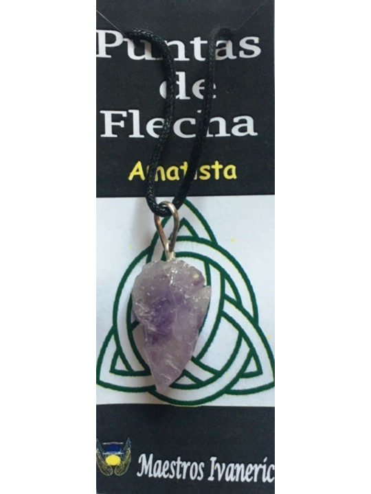 Pfeilspitze Amethyst Mineral Anhänger 3cm
