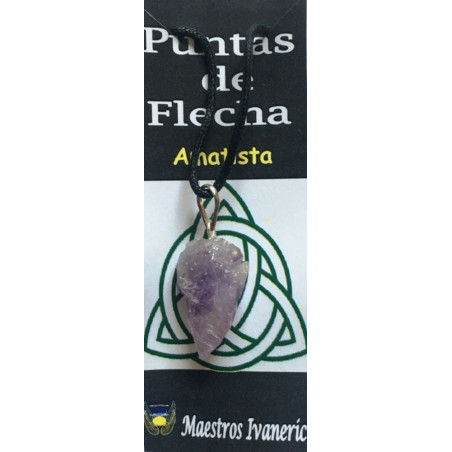 Pfeilspitze Amethyst Mineral Anhänger 3cm