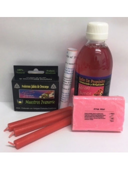 Komplettes Ritualbad-Paket von Zielstrebigkeit zieht Liebe an