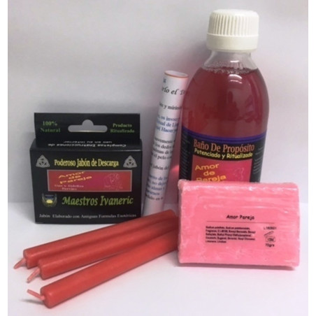 Komplettes Ritualbad-Ritualpaket für die Liebe zu zweit.