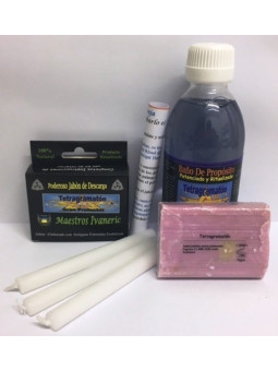 Komplettes Ritualbad Zweckpaket Tetragrammaton, Schutz