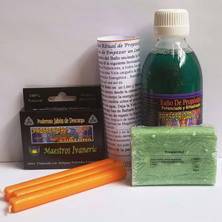 Komplettes Ritual Bad Pack von Zweck Wohlstand, Fülle und Glück.