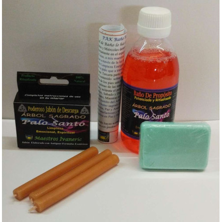 Komplettes Ritualbad-Paket für Palo Santo Zweck, Reinigung.