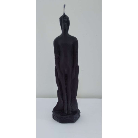 Große Schwarzer Mann Kerze 20cm
