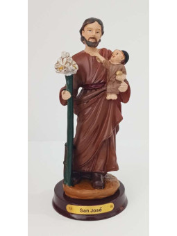 Harzfigur Heiliger Josef, 12cm