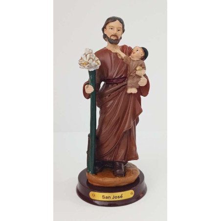 Harzfigur Heiliger Josef, 12cm