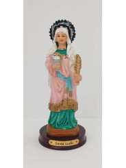 Harz-Figur Sankt Lucia, 12cm