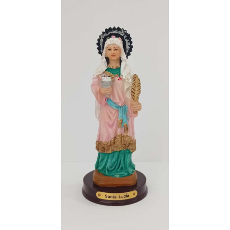 Harz-Figur Sankt Lucia, 12cm
