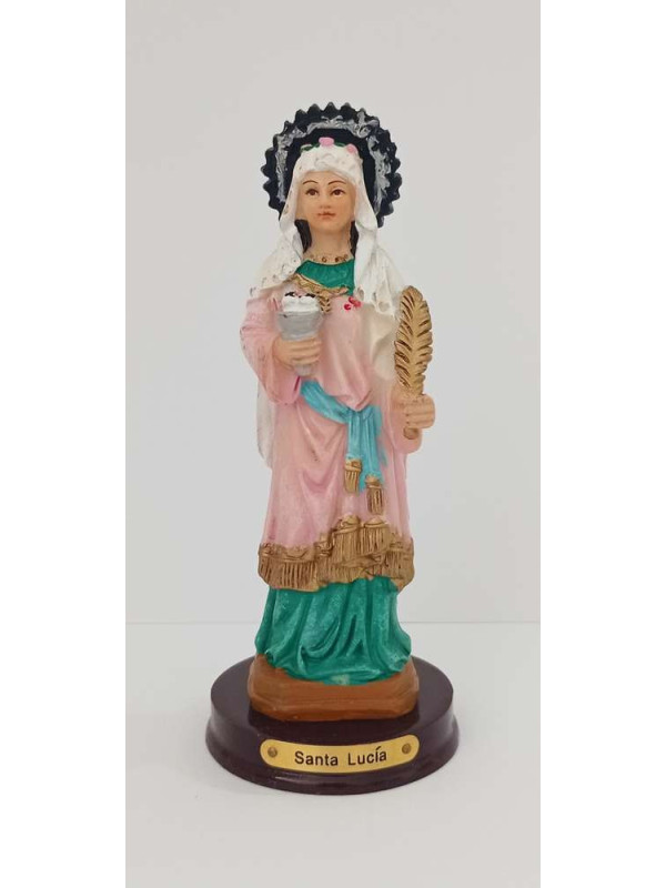 Harz-Figur Sankt Lucia, 12cm